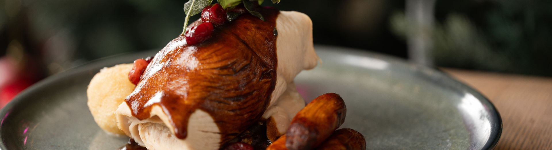 Turkey dinner The Rabbit Hotel